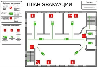 План эвакуации