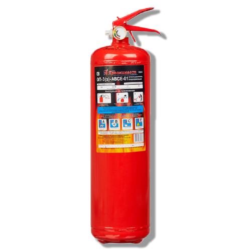 Порошковый огнетушитель ОП-3 (з) ABCE Порошковый огнетушитель ОП-3 (з) ABCE